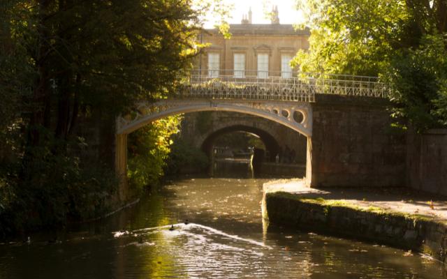 Bridge over the Kennet and Avon Canal in Bath