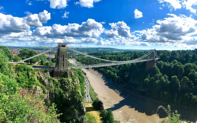 The River Avon beneath Clifton Suspension Bridge